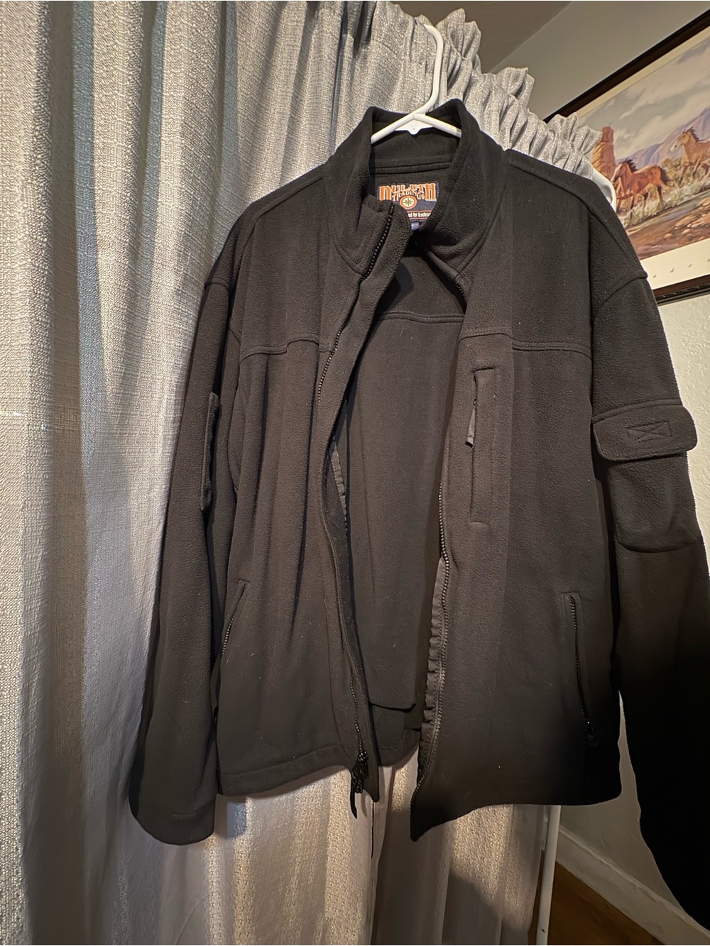 Duluth Trading Co Black Men's Performance Fleece Jacket